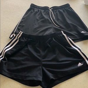 Bundle of 2 Adidas Black and White Shorts